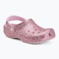 Children's slides Crocs Classic Chunky Glitter pink milk 2