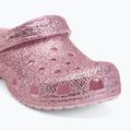 Children's slides Crocs Classic Chunky Glitter pink milk 8