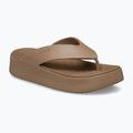 Women's flip-flops Crocs Gateway Platform milk chocolate