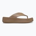 Women's flip-flops Crocs Gateway Platform milk chocolate 2