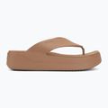 Women's flip-flops Crocs Gateway Platform milk chocolate 2