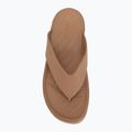 Women's flip-flops Crocs Gateway Platform milk chocolate 5