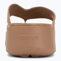 Women's flip-flops Crocs Gateway Platform milk chocolate 6