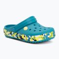 Children's slides Crocs Crockband Glow Confetti Band turbo teal/multi