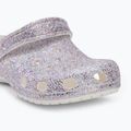 Children's slides Crocs Classic Fantasy Glitter white 8