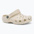 Children's slides Crocs Classic Glow Paint Splatter summit white/multi