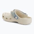 Children's slides Crocs Classic Denim Flower Adjutment Backstrap summit white 4