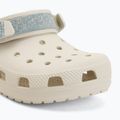 Children's slides Crocs Classic Denim Flower Adjutment Backstrap summit white 8