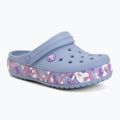 Children's slides Crocs Crockband Glow Confetti Band blue haze/multi