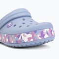 Children's slides Crocs Crockband Glow Confetti Band blue haze/multi 8