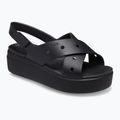 Women's sandals Crocs Broklyn 4U Cross Strap black