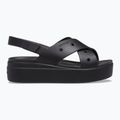 Women's sandals Crocs Broklyn 4U Cross Strap black 2