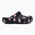 Children's slides Crocs Classic Flower black 3