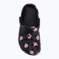Children's slides Crocs Classic Flower black 6