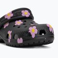 Children's slides Crocs Classic Flower 212671 black 8