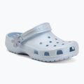 Children's slides Crocs Classic Pearl Shine blue frost