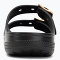Women's slides Crocs Saturday Metallic Buckle black 6