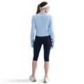 Women's leggings Nike One High Waisted Capri midnight navy/white 3