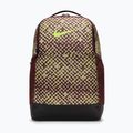 Training backpack Nike Brasilia 9.5 24 l burgundy crush/black/volt