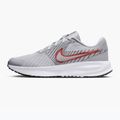 Men's running shoes Nike Run Defy wolf grey / bright crimson / black / white 2