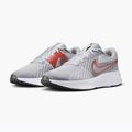 Men's running shoes Nike Run Defy wolf grey / bright crimson / black / white 3