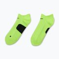 Socks Nike Running Midweight No-Show volt/black/black 2