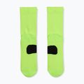Socks Nike Running Midweight Crew volt/black/black 3