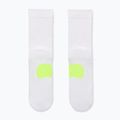 Socks Nike Running Midweight Crew white/volt/black 3