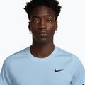 Men's Nike Court Dri-Fit Victory tennis shirt celestine blue / black 3