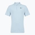 Men's tennis shirt Nike Court Dri-Fit Polo Solid celestine blue / black 7