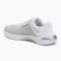 Women's weightlifting shoes Nike Metcon 10 white/platinum tint/metallic silver 3