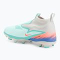 Children's football boots Nike United Phantom 6 High Academy Jr FG/MG pistachio frost/hyper orange 3