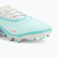 Men's football boots Nike United Phantom 6 Low Pro Jr FG/MG pistachio frost/hyper orange 7
