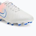 Men's football boots Nike United Tiempo Legend 10 Academy FG/MG vast grey/racer blue 7