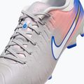 Men's football boots Nike United Tiempo Legend 10 Academy FG/MG vast grey/racer blue 8