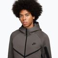 Men's sweatshirt Nike Tech Windrunner Full Zip cave stone/black 3
