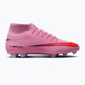 Men's football boots Nike Mercurial Superfly 10 Club FG/MG magic flamingo/black/total crimson 8