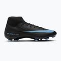 Men's football boots Nike Mercurial Superfly 10 Academy MG black/ice blue 8
