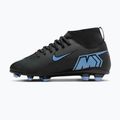 Children's football boots Nike Mercurial Superfly 10 Club FG/MG black/ice blue 9