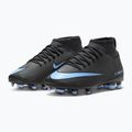 Children's football boots Nike Mercurial Superfly 10 Club FG/MG black/ice blue 10