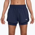 Women's running shorts Nike One Dri-FIT 2IN1 midnight navy/white