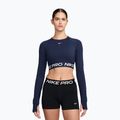 Women's long sleeve training top Nike Pro 365 Dri-Fit midnight navy/white