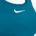 Training bra Nike Swoosh Medium Support green abyss/white 9