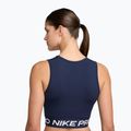 Women's training top Nike Pro Dri-Fit midnight navy/white 2