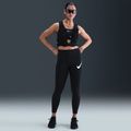 Women's running leggings Nike Tempo Swoosh Run High-Waisted 7/8 black/white 7