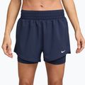 Women's shorts Nike One Dri-Fit High-Waisted 3" 2In1 midnight navy