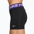 Womenʼs shorts Nike Pro 365 3" black/court purple/white 4