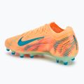 Men's football boots Nike Zoom Vapor 16 Elite Kylian Mbappe AG-Pro melon tint/igloo/neo turquoise 3