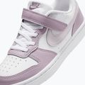Children's shoes Nike Court Borough Low Recraft white/plum fog/white/venice 5