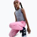 Children's trousers Nike Pro Fleece Dri-Fit med soft pink/med soft pink/black/white 4